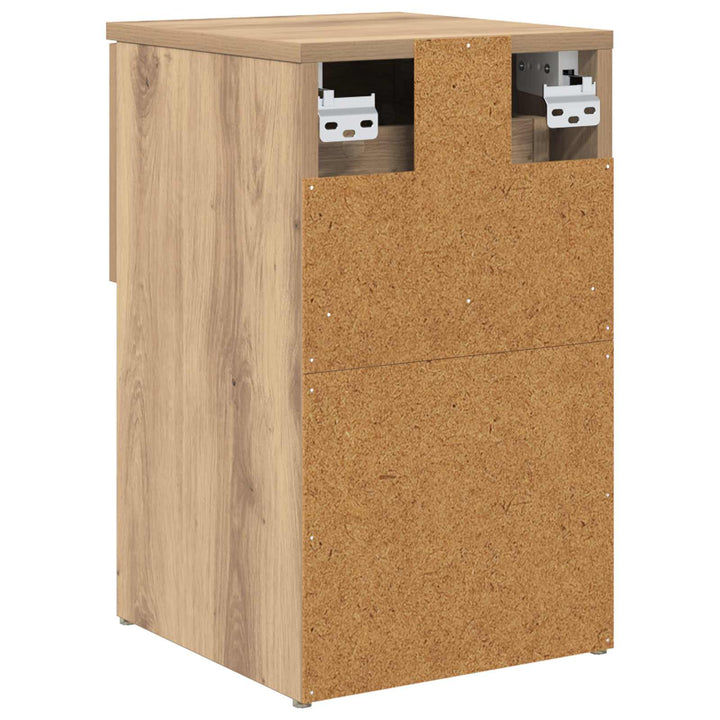 Sengeskab 2 pcs Artisan-eg 29 x 31,5 x 49 cm Konstrueret træ