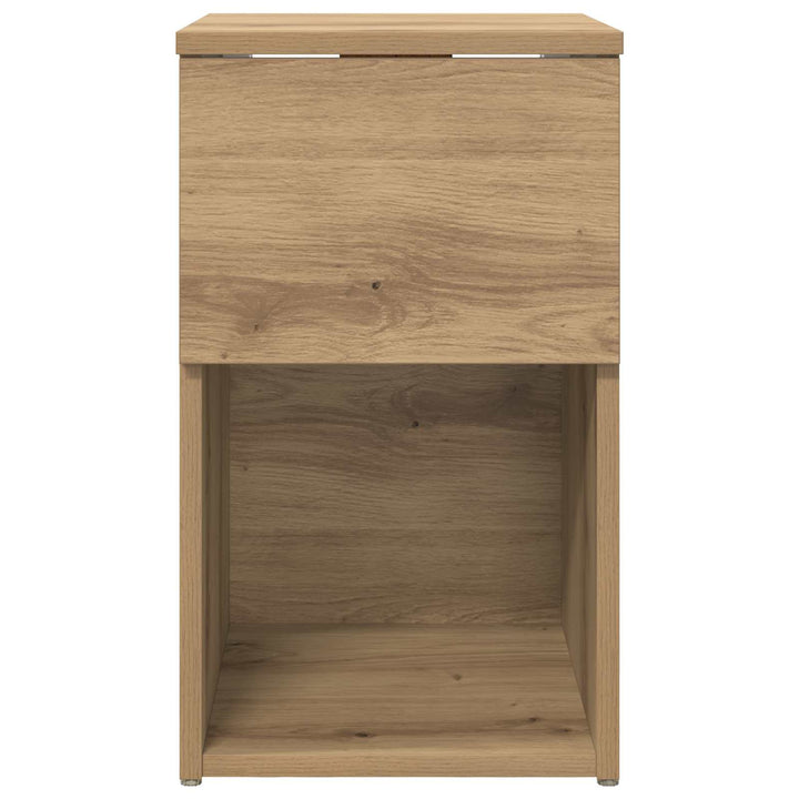Sengeskab 2 pcs Artisan-eg 29 x 31,5 x 49 cm Konstrueret træ