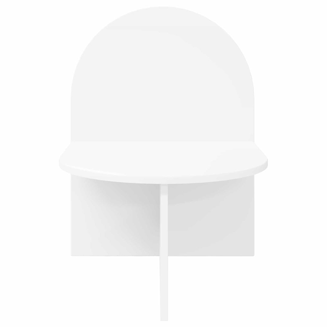 Sengebord 2 pcs Hvid 48 x 49 x 65 cm Konstrueret træ