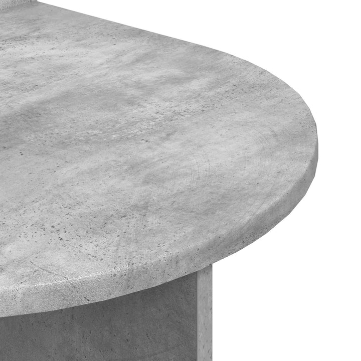 Sengebord 2 pcs Betongrå 48 x 49 x 65 cm Konstrueret træ
