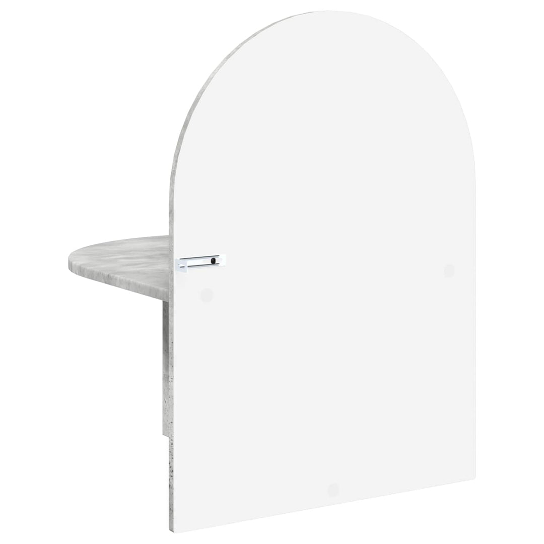 Sengebord 2 pcs Betongrå 48 x 49 x 65 cm Konstrueret træ