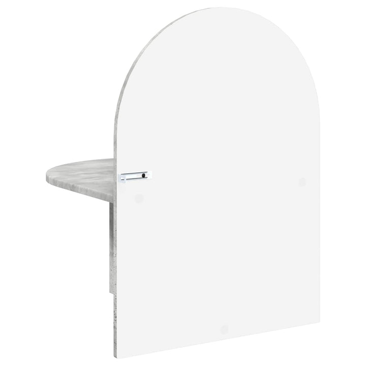 Sengebord 2 pcs Betongrå 48 x 49 x 65 cm Konstrueret træ