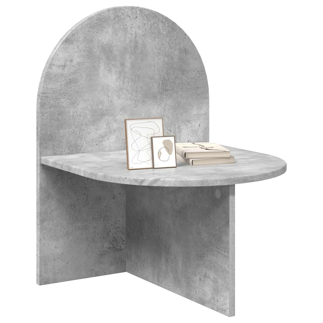 Sengebord 2 pcs Betongrå 48 x 49 x 65 cm Konstrueret træ