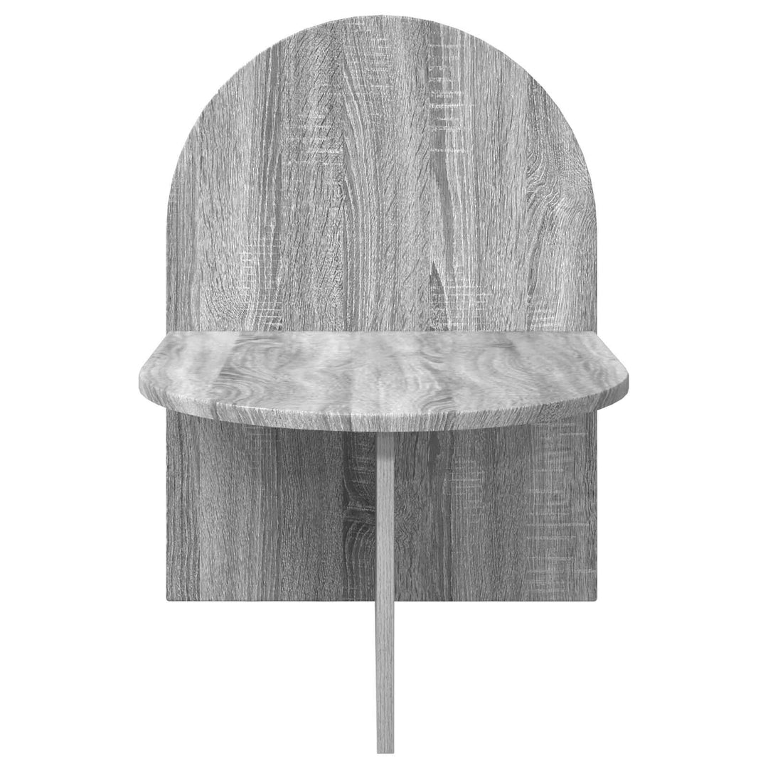 Sengebord 2 pcs Grå sonoma-eg 48 x 49 x 65 cm Konstrueret træ