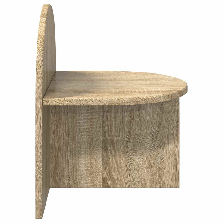 Sengebord 2 pcs Sonoma-eg 40 x 35,5 x 45,5 cm Konstrueret træ