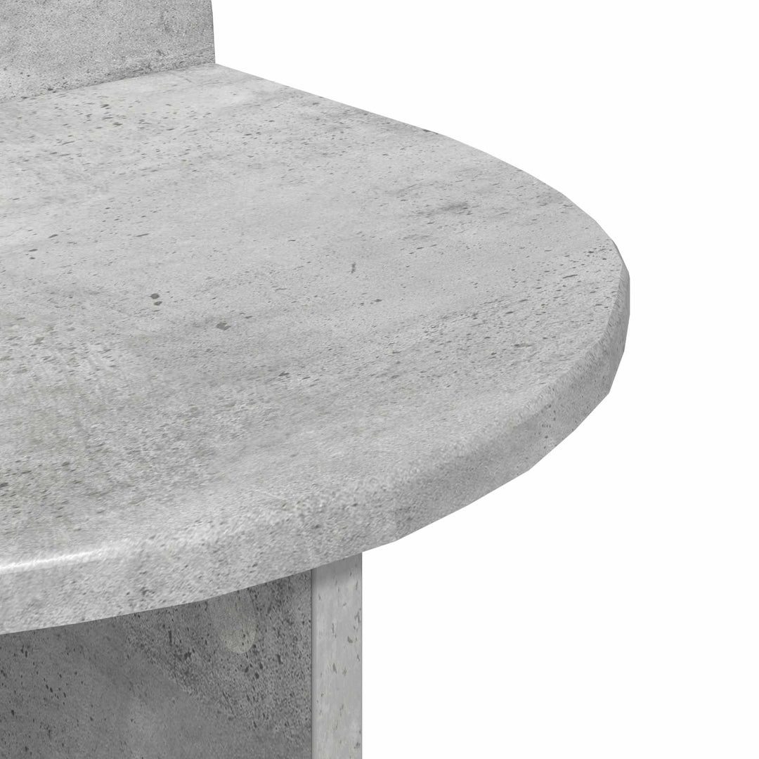 Sengebord 2 pcs Betongrå 40 x 35,5 x 45,5 cm Konstrueret træ
