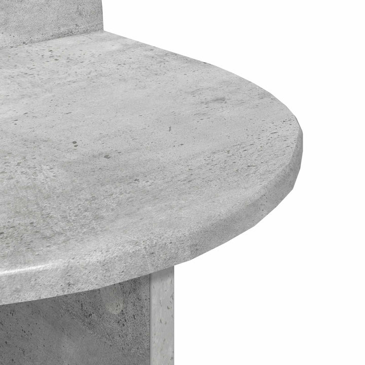Sengebord 2 pcs Betongrå 40 x 35,5 x 45,5 cm Konstrueret træ