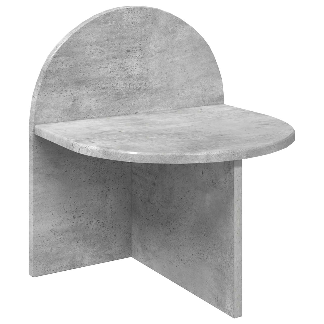 Sengebord 2 pcs Betongrå 40 x 35,5 x 45,5 cm Konstrueret træ