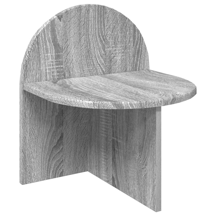 Sengebord 2 pcs Grå sonoma-eg 40 x 35,5 x 45,5 cm