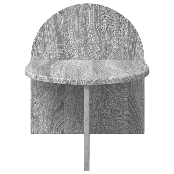 Sengebord 2 pcs Grå sonoma-eg 40 x 35,5 x 45,5 cm