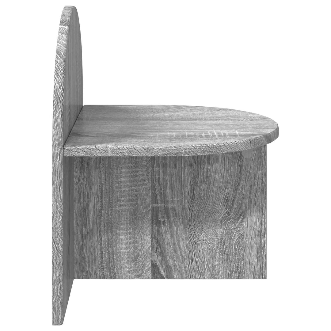 Sengebord 2 pcs Grå sonoma-eg 40 x 35,5 x 45,5 cm