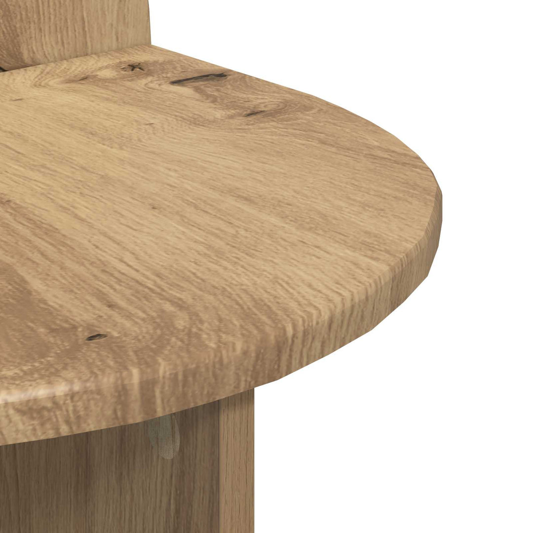 Sengebord 2 pcs Artisan-eg 40 x 35,5 x 45,5 cm Konstrueret træ