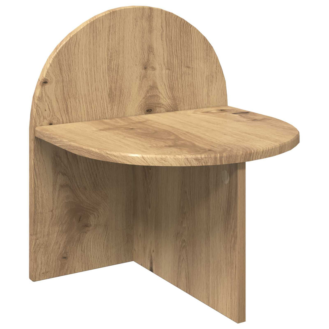 Sengebord 2 pcs Artisan-eg 40 x 35,5 x 45,5 cm Konstrueret træ