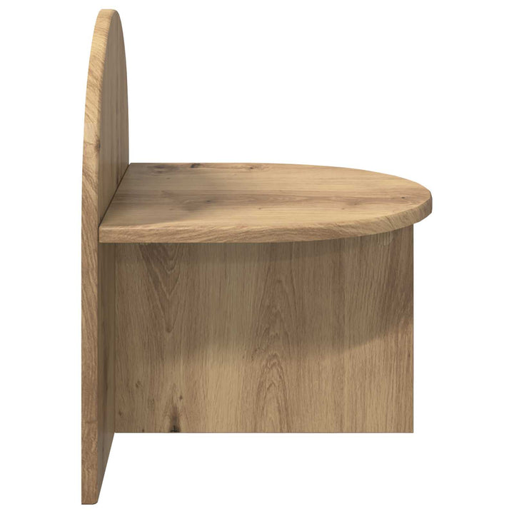Sengebord 2 pcs Artisan-eg 40 x 35,5 x 45,5 cm Konstrueret træ