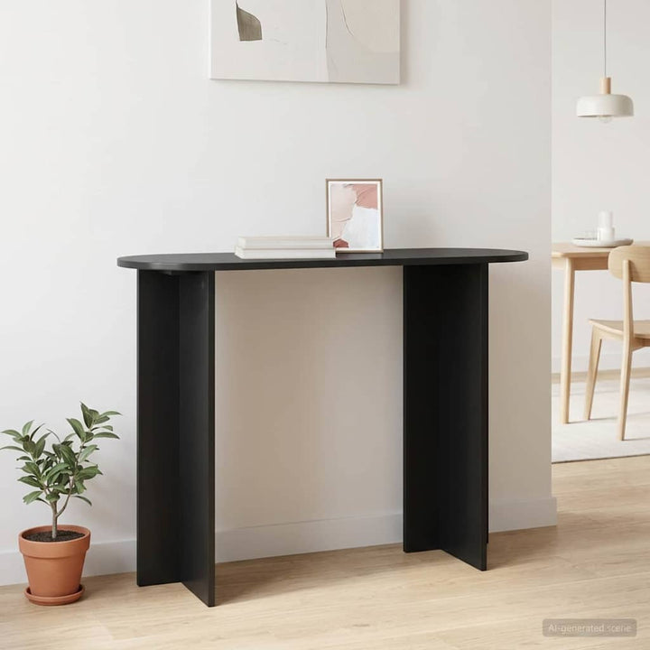 Konsolbord Sort eg 100 x 39,5 x 75 cm Konstrueret træ