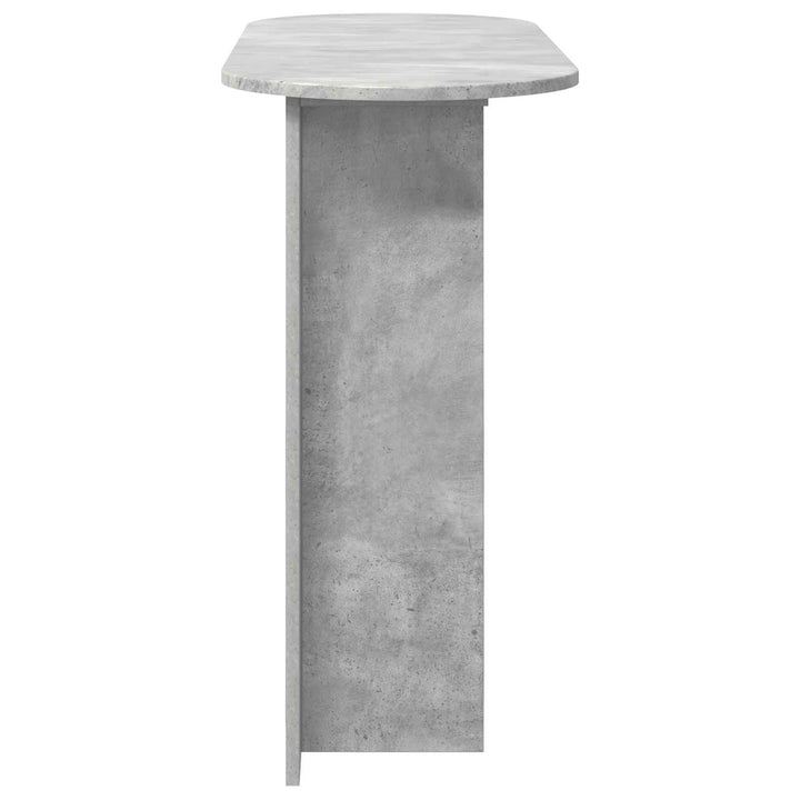 Konsolbord Betongrå 100 x 39,5 x 75 cm Konstrueret træ
