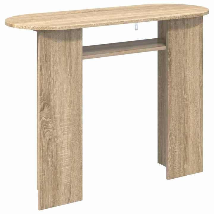 Konsolbord Sonoma-eg 100 x 39,5 x 75 cm Konstrueret træ