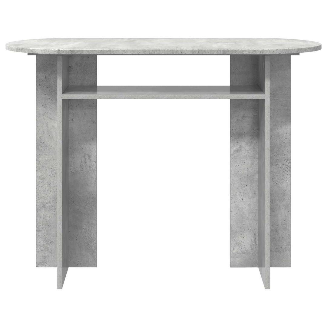 Konsolbord Betongrå 100 x 39,5 x 75 cm Konstrueret træ