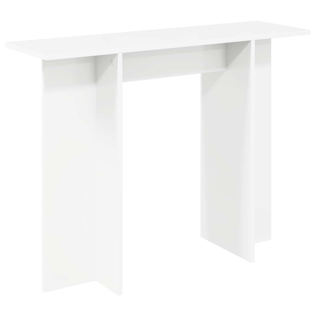 Konsolbord Hvid 100 x 30 x 75 cm Konstrueret træ