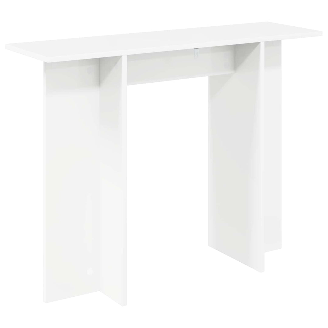 Konsolbord Hvid 100 x 30 x 75 cm Konstrueret træ