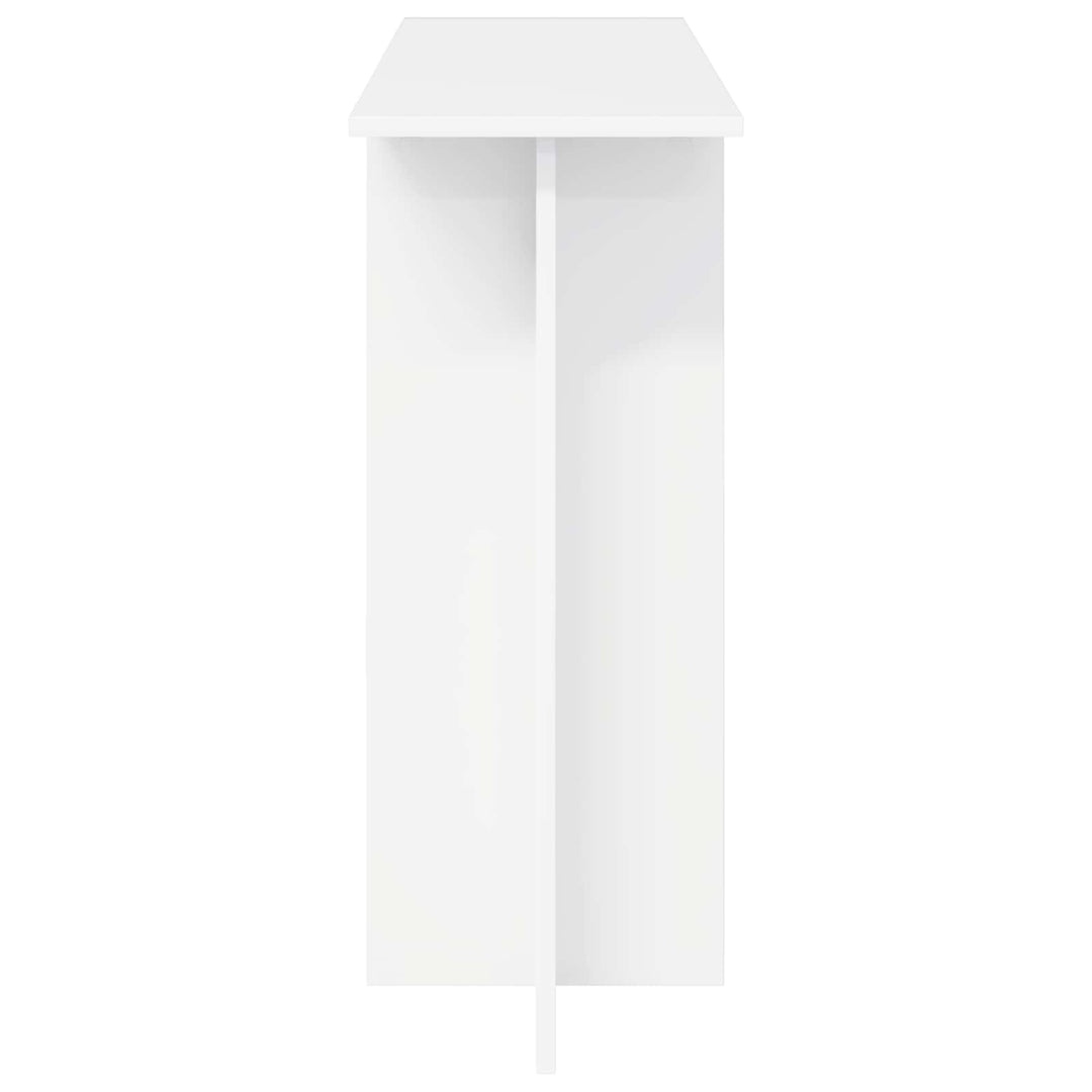 Konsolbord Hvid 100 x 30 x 75 cm Konstrueret træ