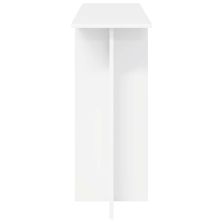 Konsolbord Hvid 100 x 30 x 75 cm Konstrueret træ