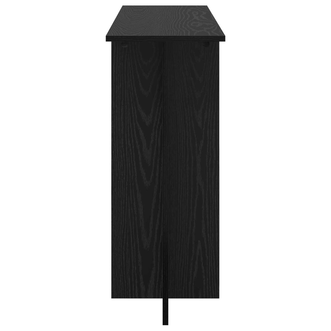 Konsolbord Sort eg 100 x 30 x 75 cm Konstrueret træ