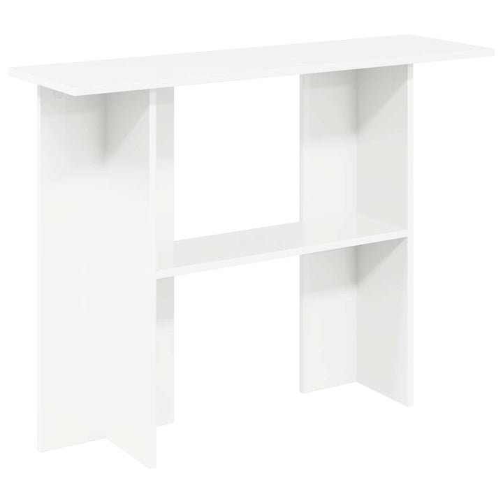 Konsolbord Hvid 100 x 30 x 75 cm Konstrueret træ
