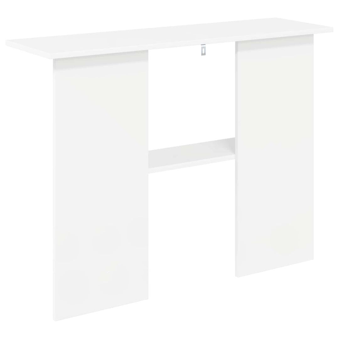 Konsolbord Hvid 100 x 30 x 75 cm Konstrueret træ