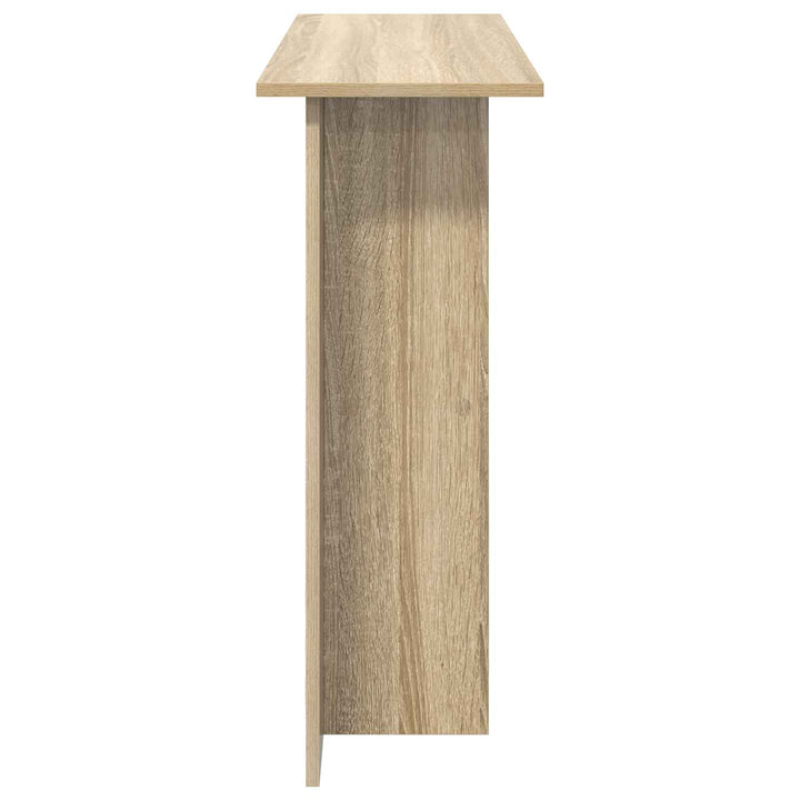 Konsolbord Sonoma-eg 100 x 30 x 75 cm Konstrueret træ