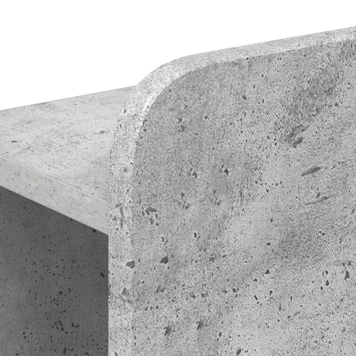 Hovedgærde Skab med opbevaring Betongrå Konstrueret træ