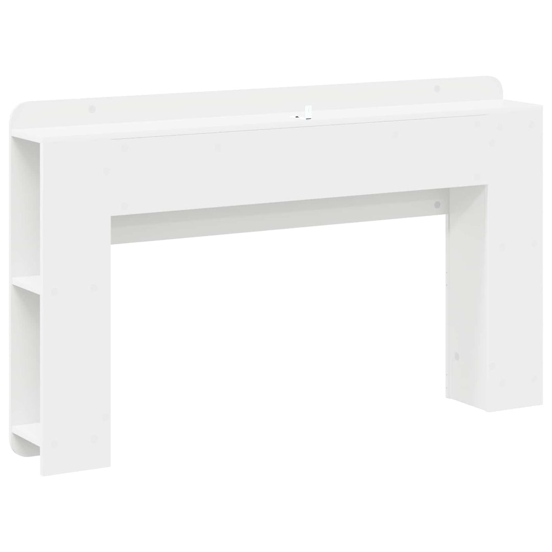 Hovedgærde Skab Hvid 135 x 18,5 x 80 cm Konstrueret træ