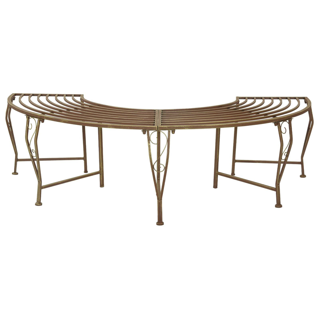 Træ Bænk 4-Antal sæder 160 x 80 x 44 cm Stål Antik Brun