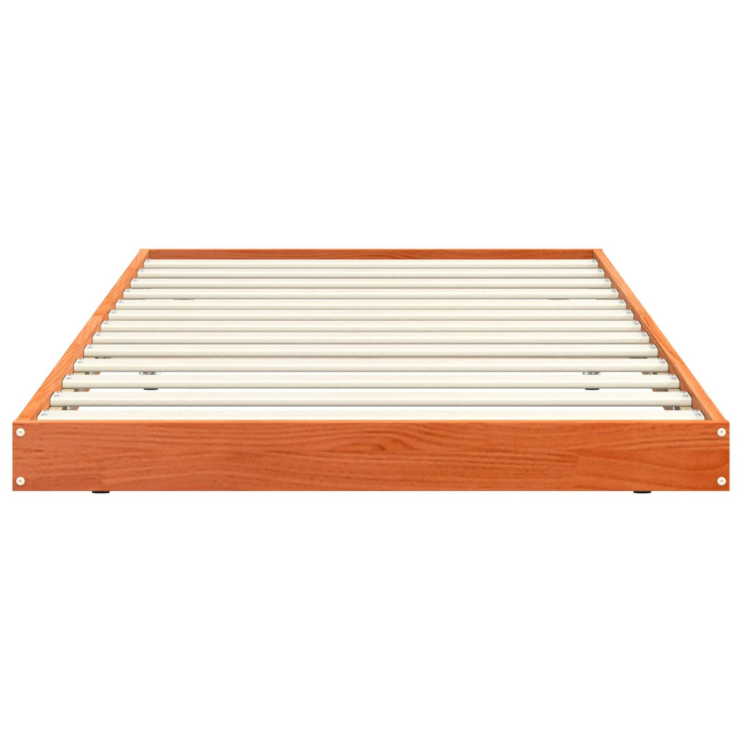 Sengestel Voks brun 90 x 200 cm Massiv fyrretræ