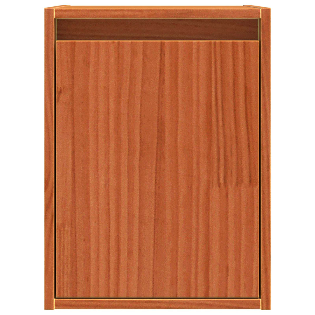 Vægskab Vægmonteret Voks brun 30 x 30 x 40 cm Massiv fyrretræ