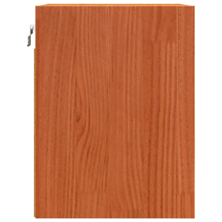 Vægskab Vægmonteret Voks brun 30 x 30 x 40 cm Massiv fyrretræ
