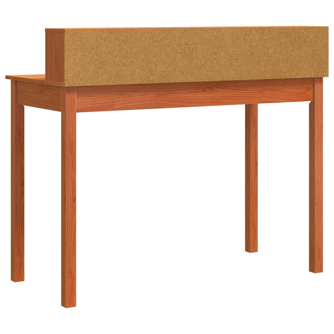 Bord med skuffe Voks brun 110 x 50 x 93 cm Solid Fyrretræ