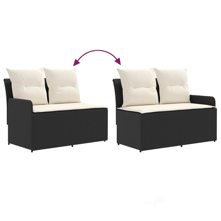 2 stk. Have Armstøtte Sofa med Hjørnesofa PE Rattan