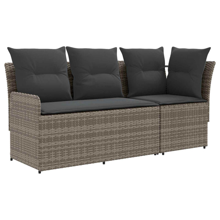2 stk. Have Armstøtte Sofa med Hjørnesofa PE Rattan