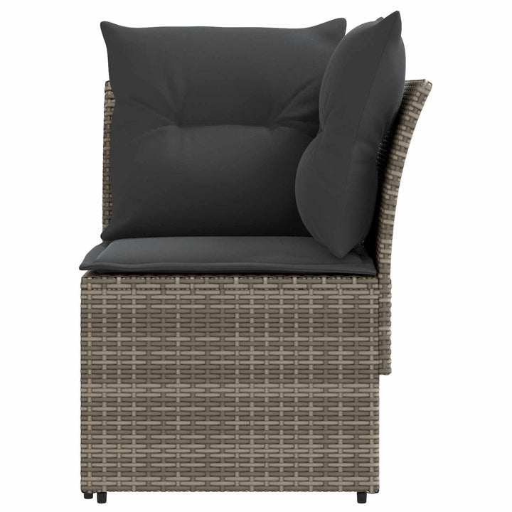 2 stk. Have Armstøtte Sofa med Hjørnesofa PE Rattan