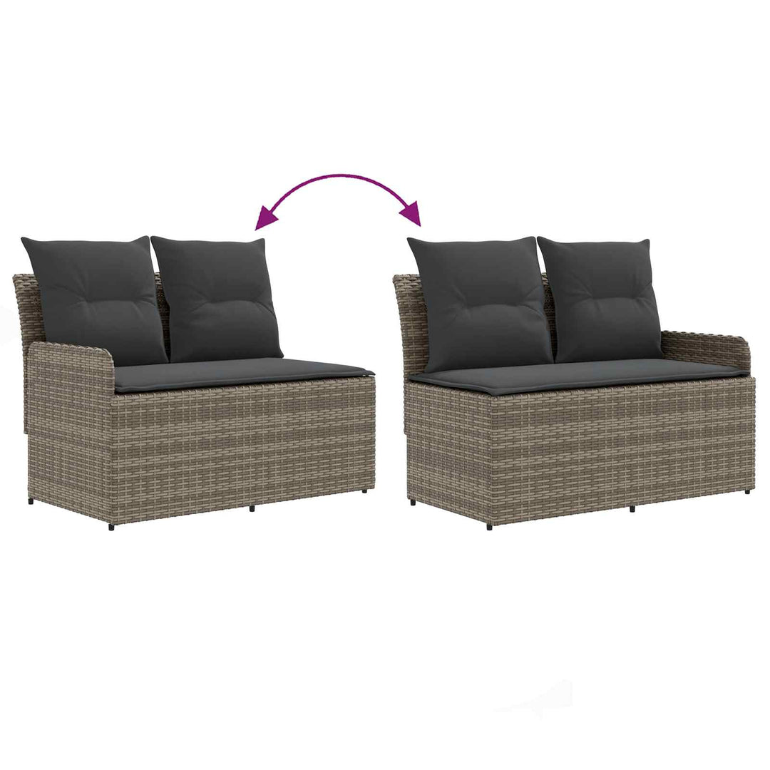 2 stk. Have Armstøtte Sofa med Hjørnesofa PE Rattan