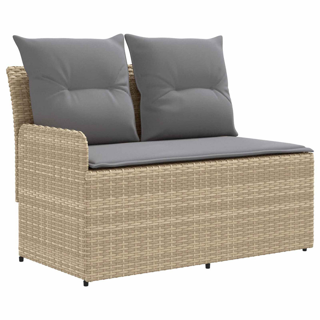 2 stk. Have Armstøtte Sofa med Hjørnesofa PE Rattan