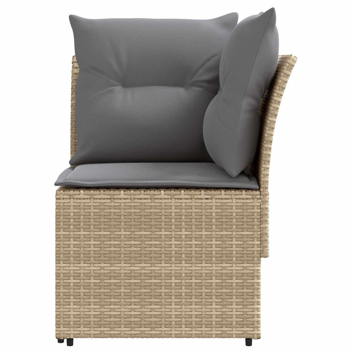 2 stk. Have Armstøtte Sofa med Hjørnesofa PE Rattan