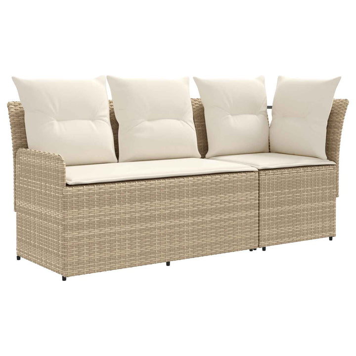 2 stk. Have Armstøtte Sofa med Hjørnesofa PE Rattan
