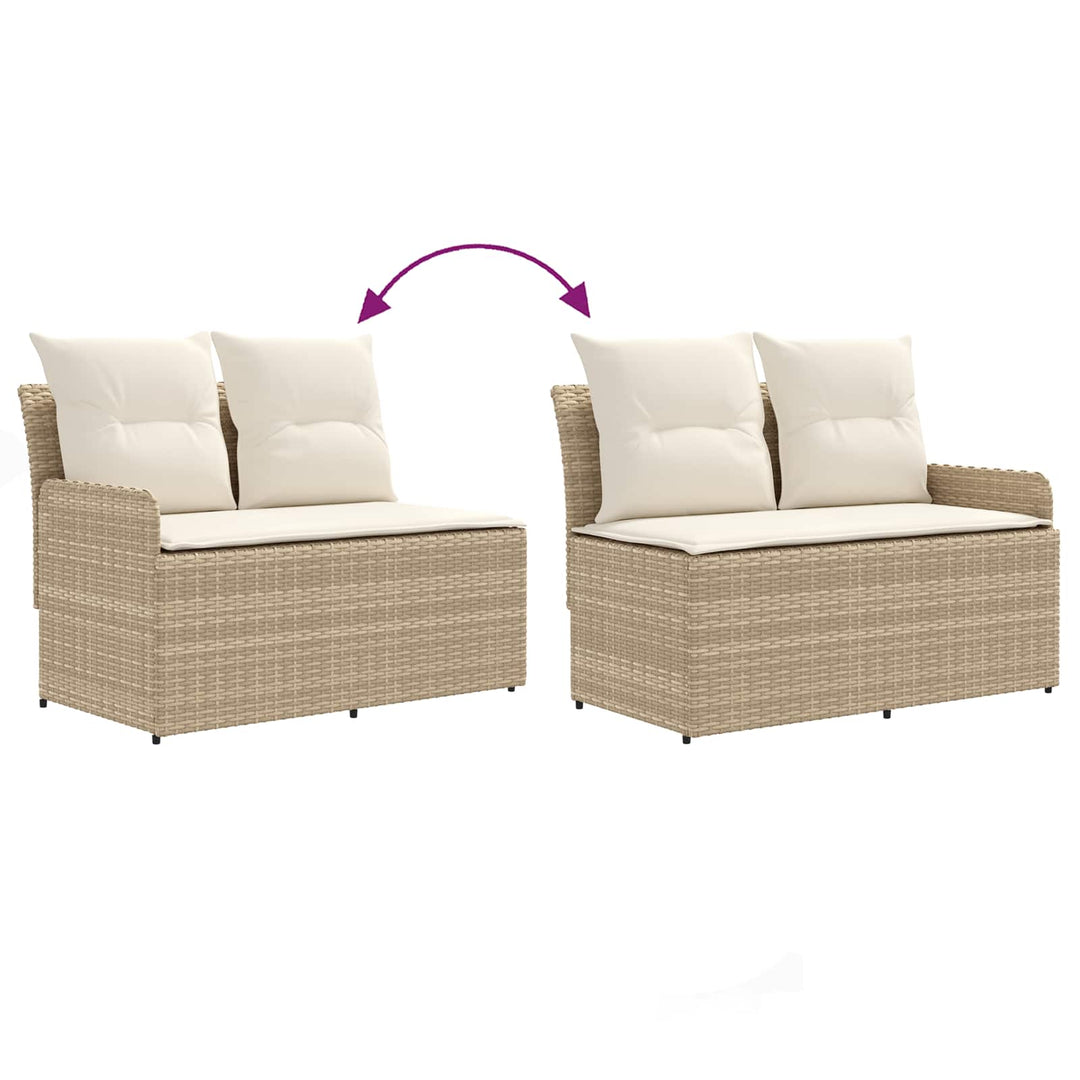 2 stk. Have Armstøtte Sofa med Hjørnesofa PE Rattan