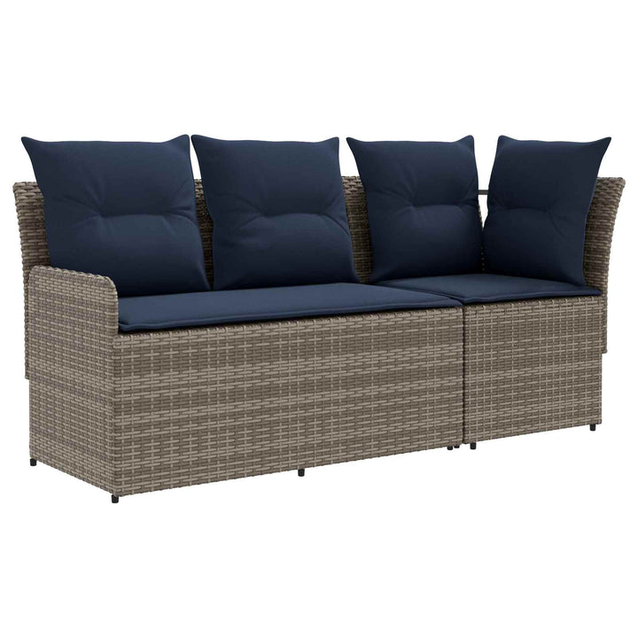 2 stk. Have Armstøtte Sofa med Hjørnesofa PE Rattan