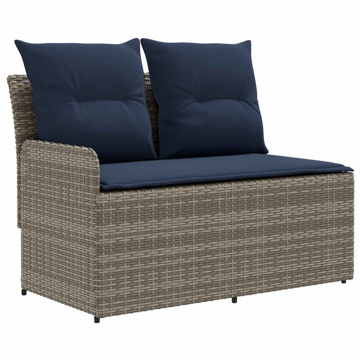 2 stk. Have Armstøtte Sofa med Hjørnesofa PE Rattan