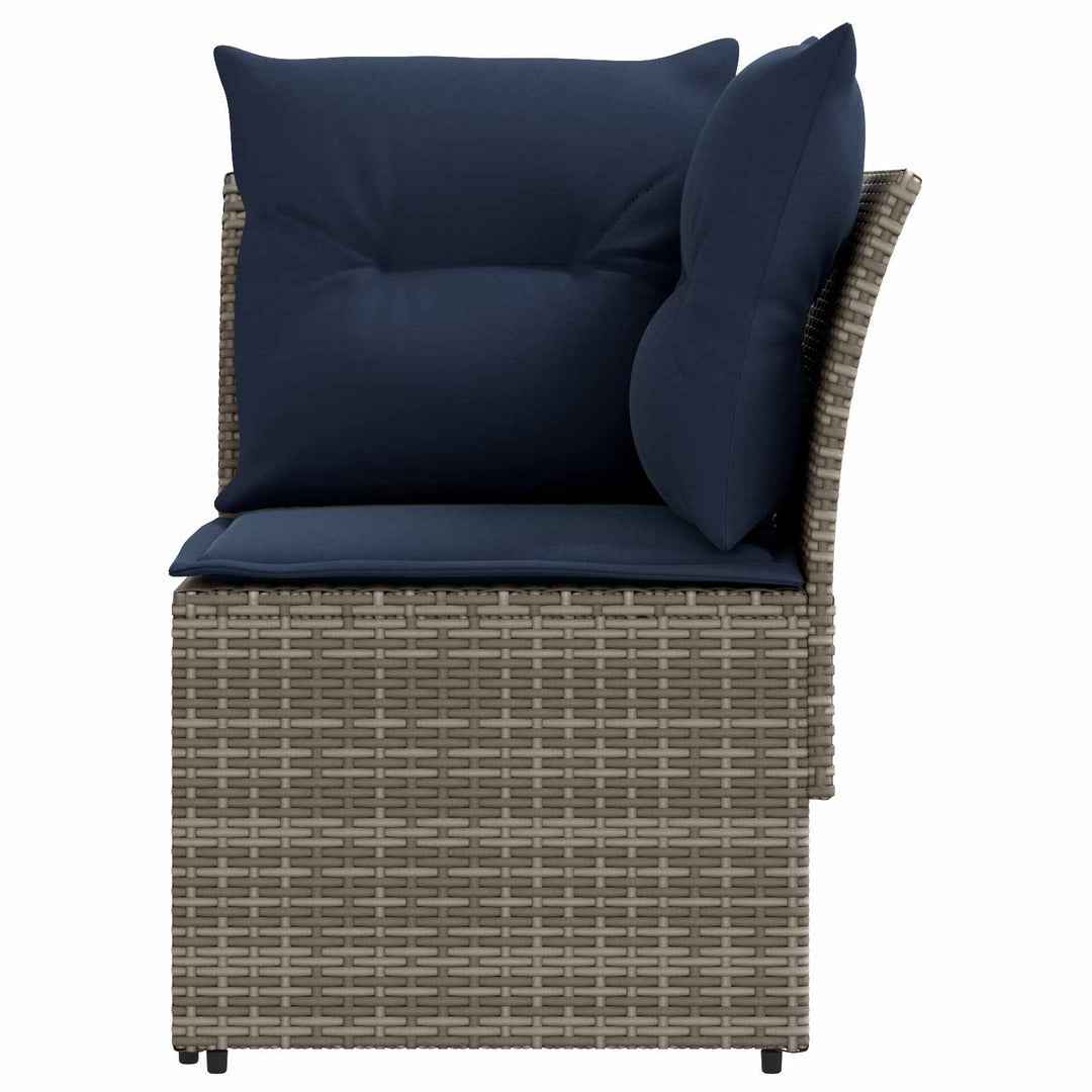 2 stk. Have Armstøtte Sofa med Hjørnesofa PE Rattan