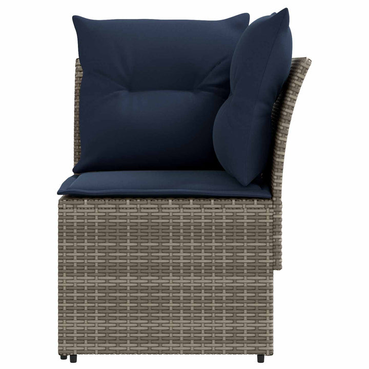 2 stk. Have Armstøtte Sofa med Hjørnesofa PE Rattan