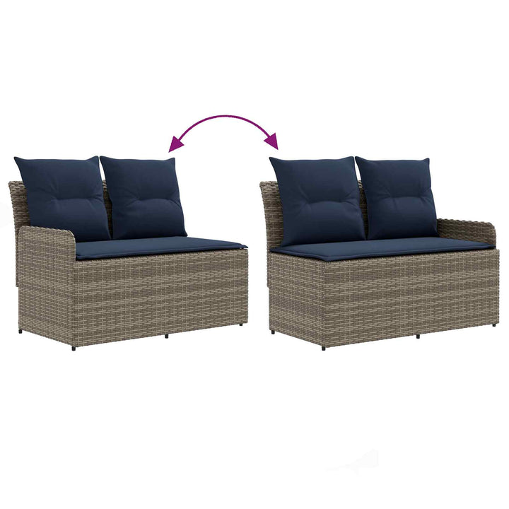 2 stk. Have Armstøtte Sofa med Hjørnesofa PE Rattan